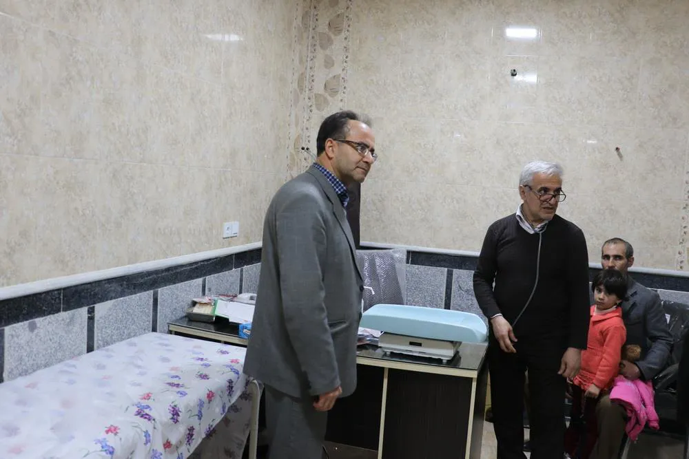 سرپرست دانشکده علوم پزشکی مراغه از کلینیک تخصصی بیمارستان شهید بهشتی بازدید کرد