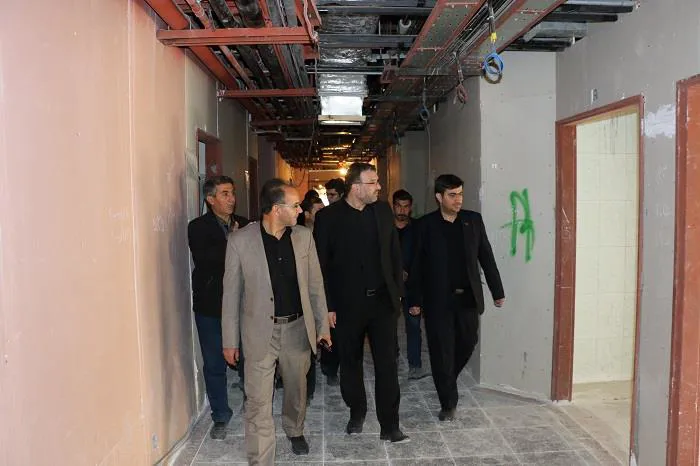 بازدید نائب رئیس کمیسیون اقتصادی و نماینده مردم تهران در مجلس شورای اسلامی از پروژه های در حال احداث دانشکده علوم پزشکی مراغه