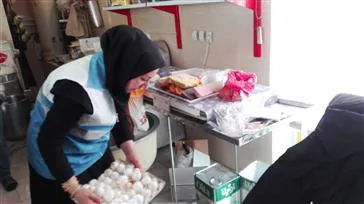 یک کارگاه شیرینی پزی غیربهداشتی شناسائی و پلمپ شد