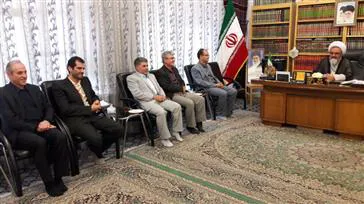 دیدار نوروزی هیئت رئیسه دانشکده با نماینده ولی فقیه و امام جمعه شهرستان مراغه