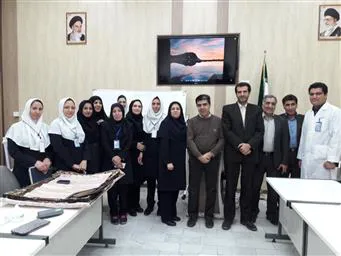  مراسم تودیع و معارفه مترون بیمارستان شهید دکتر بهشتی مراغه