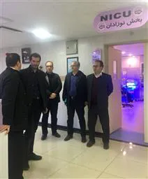 بازدید معاونت درمان شمالغرب و هیات همراه از بیمارستان شهید دکتر بهشتی مراغه