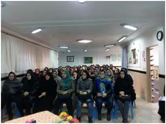 برگزاری جلسه آموزشی مهارت فرزند پروری در  مدرسه دخترانه ریحانه