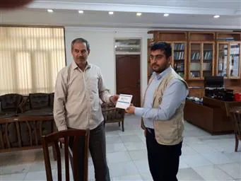 حضور فرماندار ، شهردار و دادستان شهرستان مراغه رد کمپین کنترل فشار خون