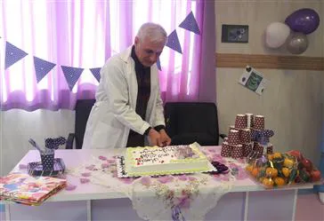 مراسم جشن شکوفه های نارس در مرکز آموزشی درمانی شهید دکتر بهشتی مراغه برگزار شد