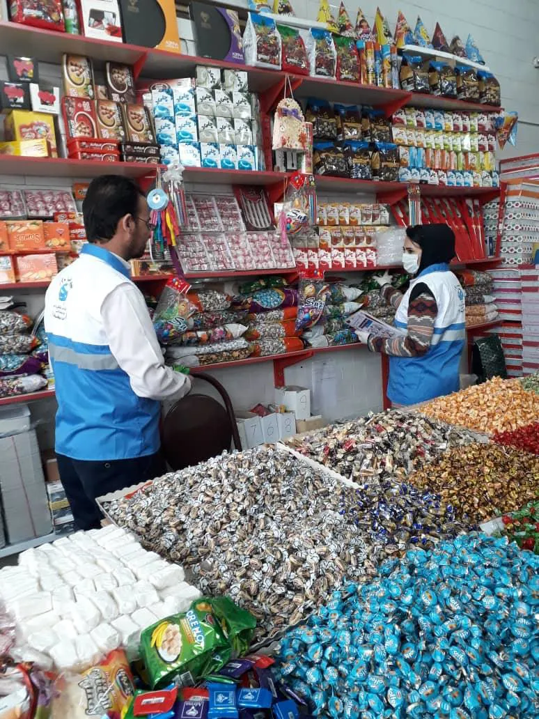 550کیلوگرم مواد غذایی فاسد و تاریخ گذشته را ضبظ و امحا نمودند 