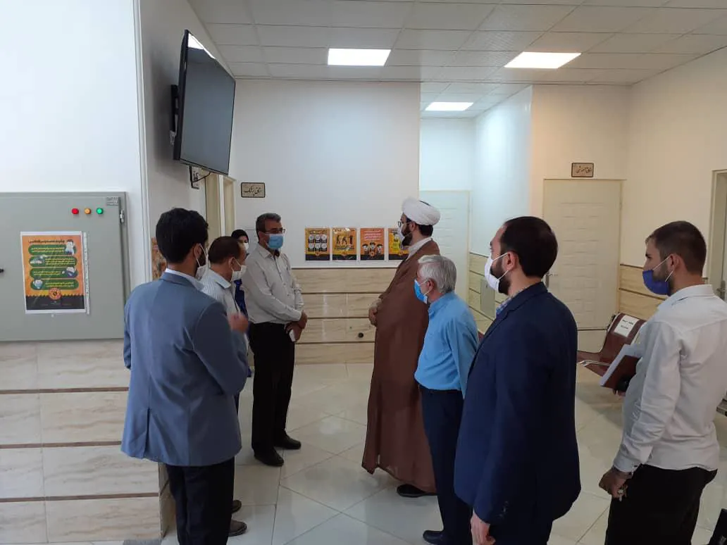 بازدید دبیرستاد امر به معروف و نهی از منکر استان آذربایجان شرقی از مراکز بهداشتی و مرکز 16 ساعته تشخیص کرونای شهرستان مراغه 