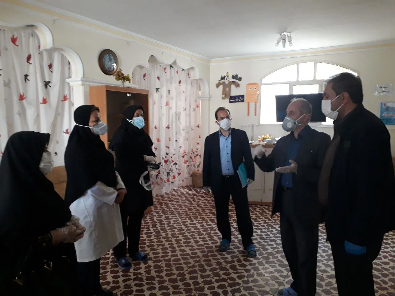 بازدید معاون بهداشتی از مرکز توانبخشی پردیس شهرستان مراغه 