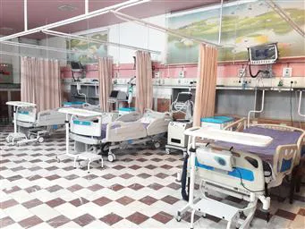 اولین بیمار در بخش ICU بیمارستان شهید دکتر بهشتی مراغه پذیرش شد