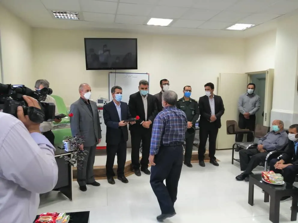 از خیرین سلامت شهر خداجو تقدیر شد .
