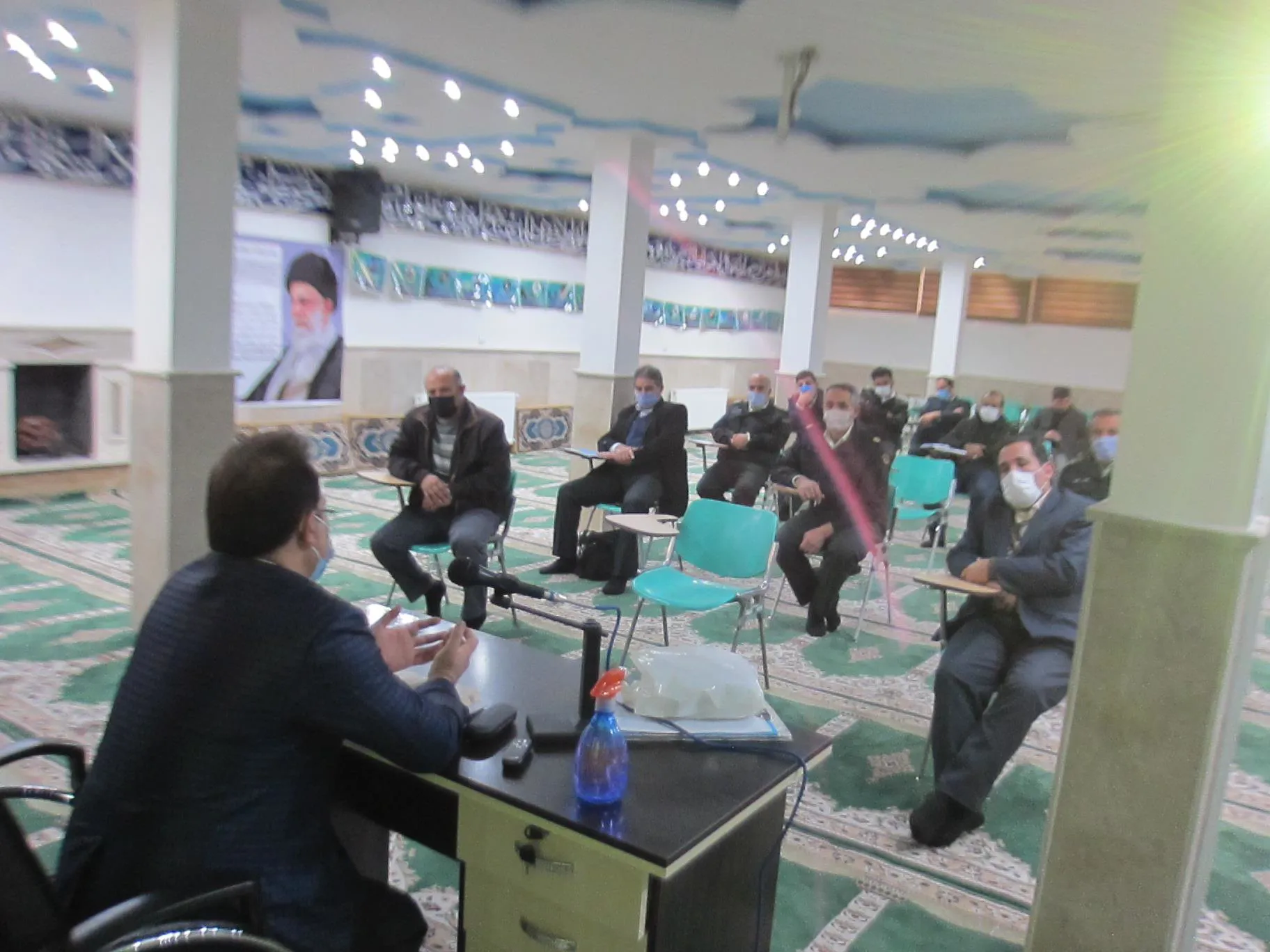  رابطین بهداشتی برای کارکنان فرماندهی انتظامی شهرستان مراغه دوره های آموزشی برگزار کردند
