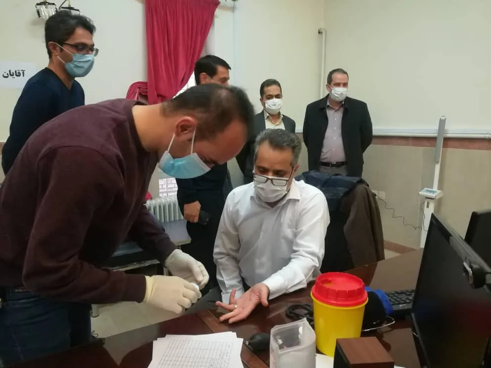 غربالگری خطرسنجی کارکنان  معاونت بهداشت و درمان  دانشکده ی علوم پزشکی مراغه 
