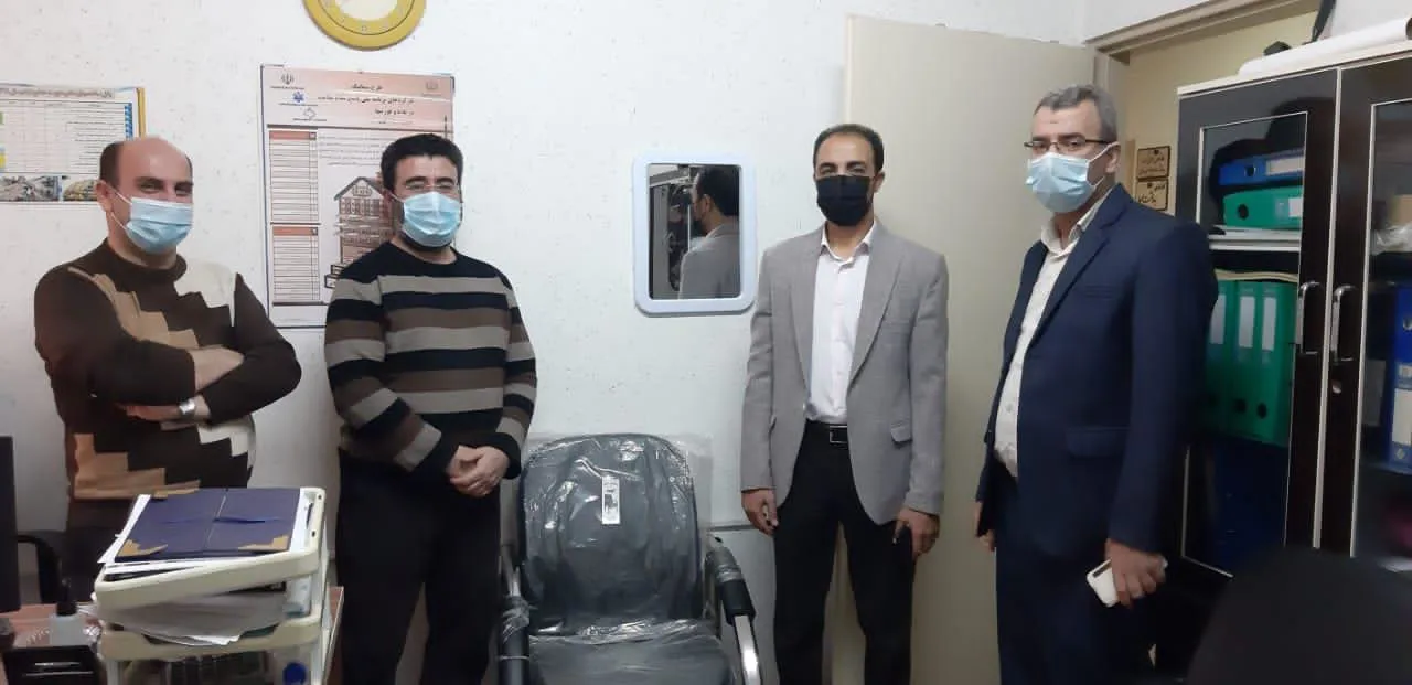 بازدید دکتر عبداله نژاد  از واحدهای ستادی معاونت بهداشتی 