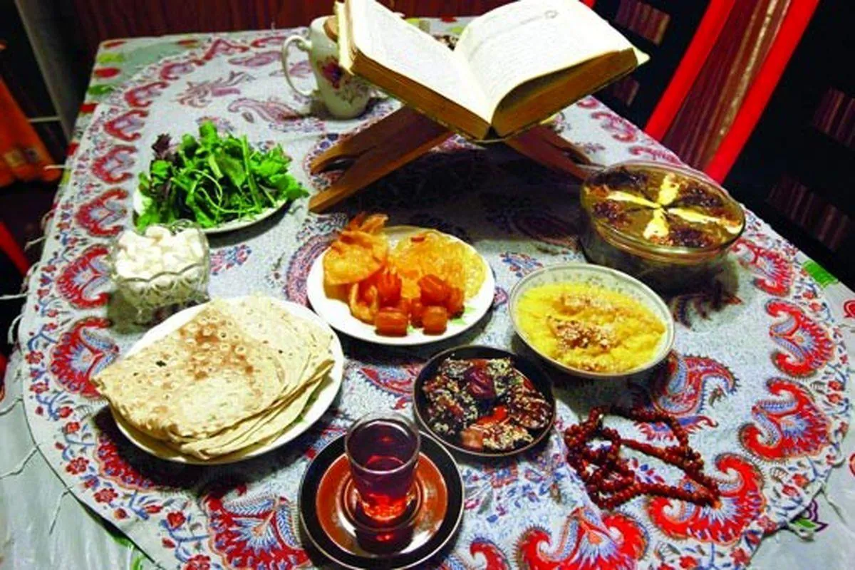 توصیه های تغذیه ای در وعده غذایی افطارماه مبارک رمضان