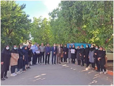 پویش (( سلامتی را قدم بزن ))  اجرا شد