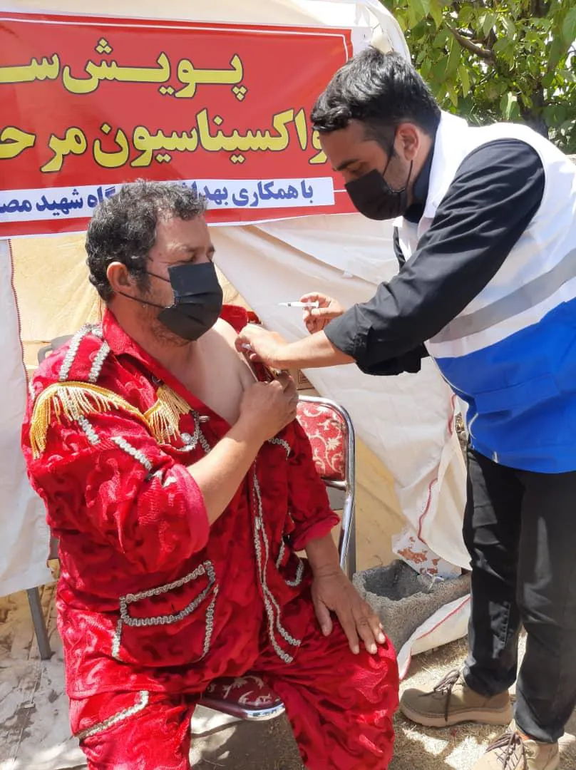 پویش سلامت واکسیناسیون مرحله 4 کوئید 19 اجرا شد.