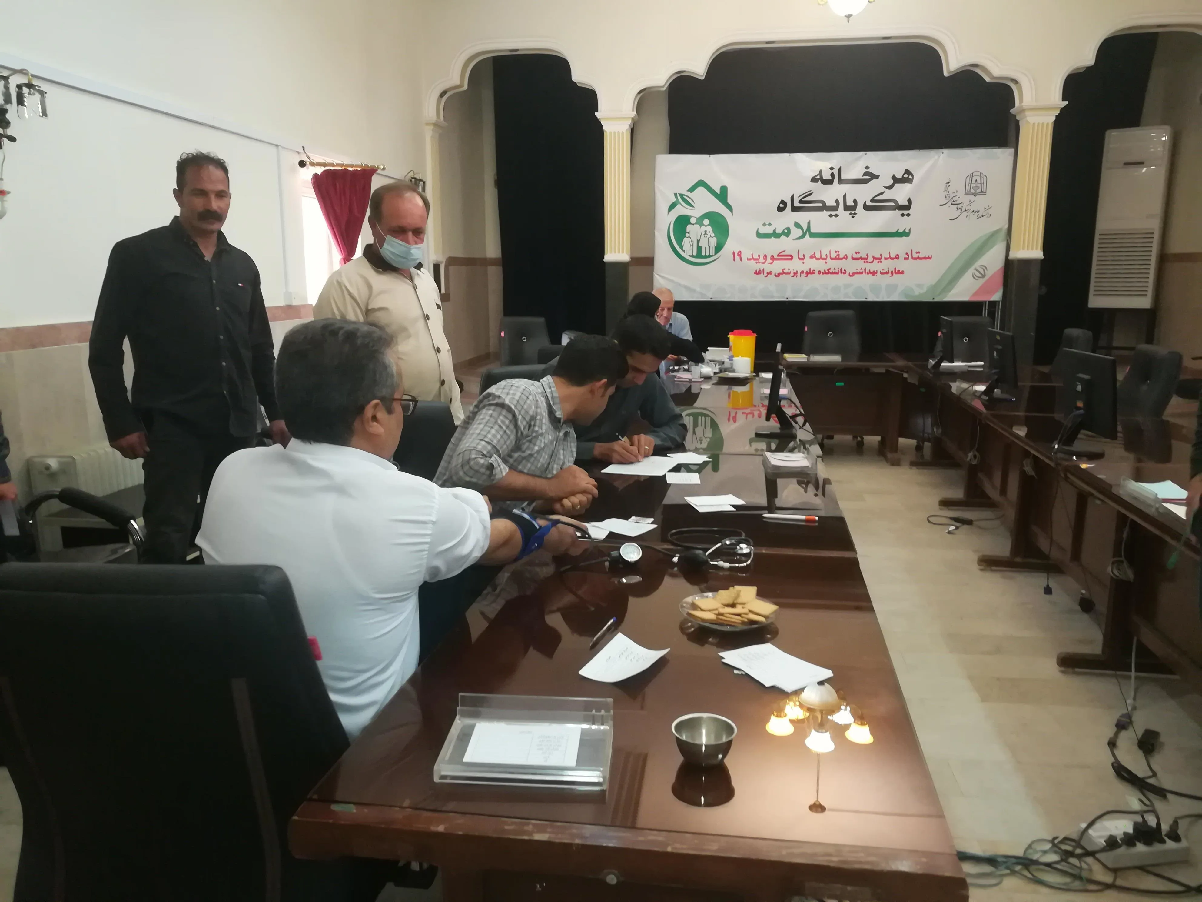 غربالگری خطرسنجی کارکنان  معاونت بهداشت دانشکده ی علوم پزشکی مراغه 