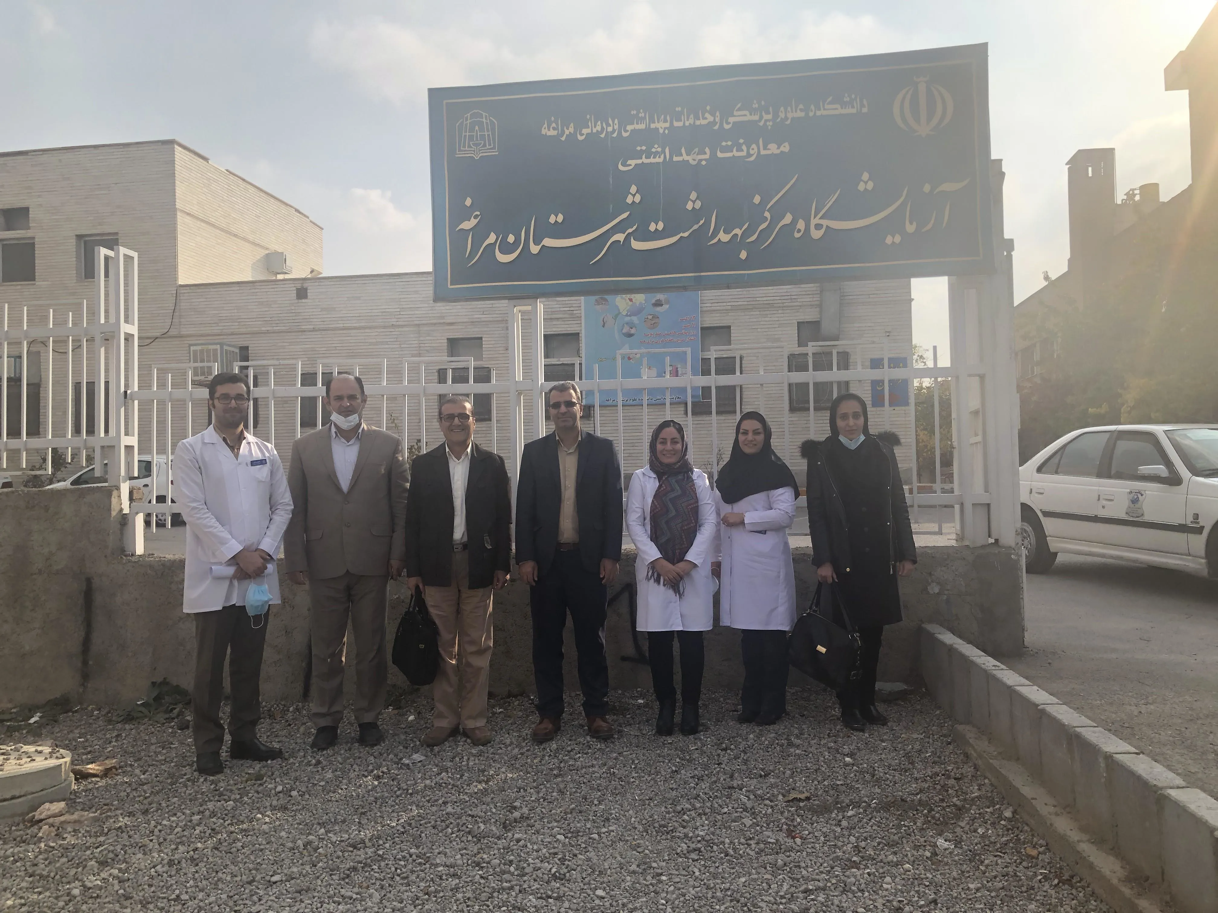بازدید ارزیاب وزارت بهداشت و سازمان بهداشت جهانی از آزمایشگاه مرکزی و آزمایشگاه سلولی مولکولی شهرستان مراغه