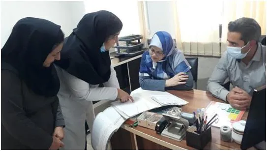 پایش وزارتی برنامه های سلامت کودکان در مراغه