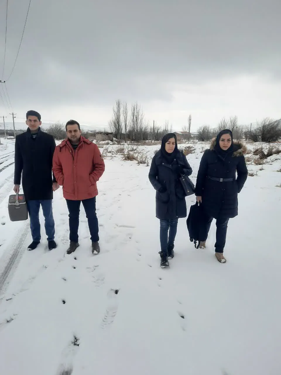 خدمت رسانی به مناطق روستائی حتی با پای پیاده
