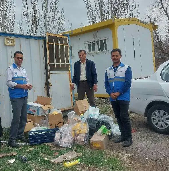 500 کیلو گرم مواد غدایی توقیف شد.