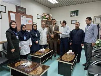 تبریک و دیدار به مناسبت روز جهانی بهداشت حرفه ای