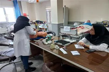 اولین دوره آزمون اسکی کارآموزی احیای قلبی ریوی دانشجویان اتاق عمل 