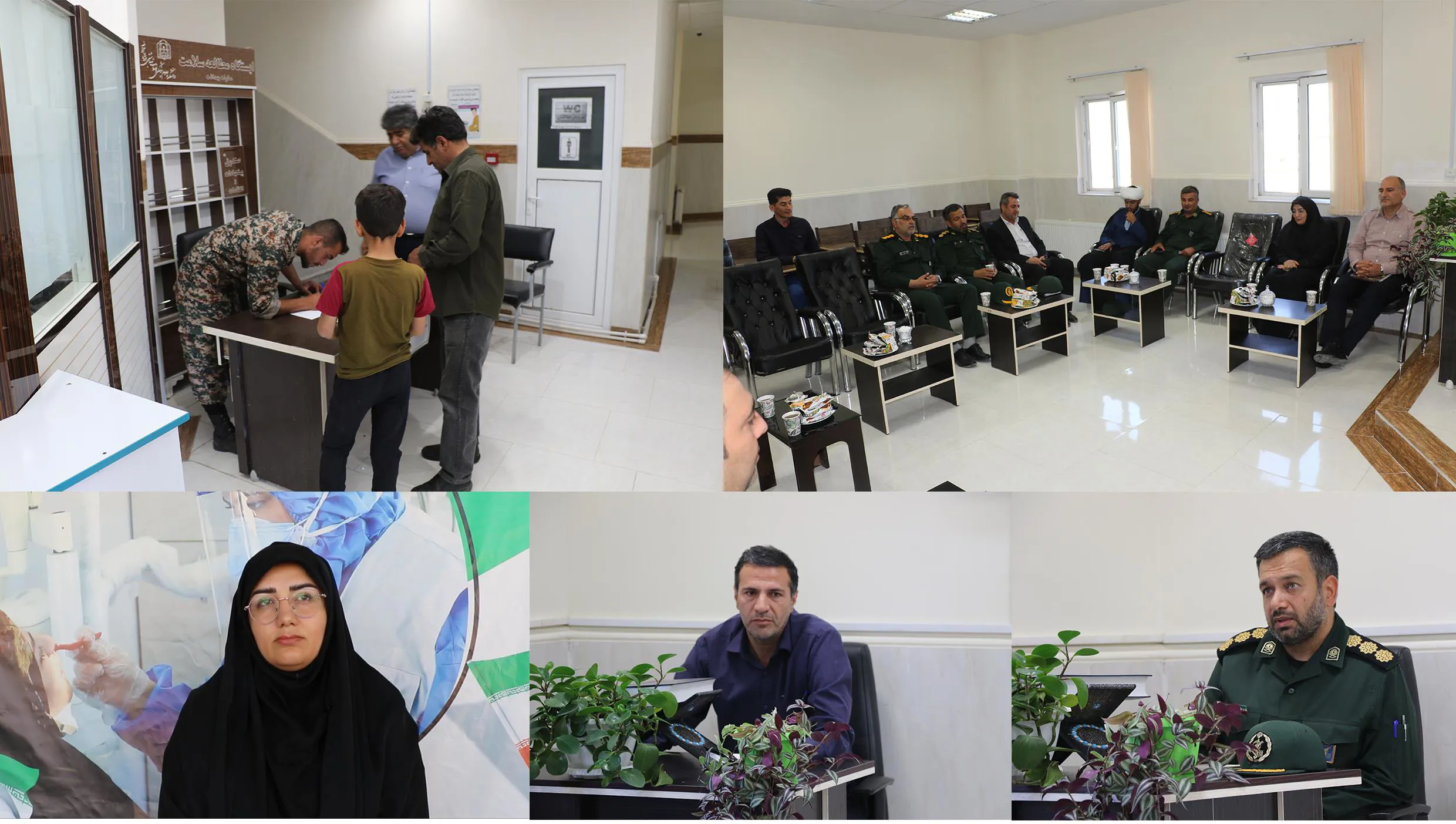 ارائه بیش از 200 خدمت پزشکی رایگان در کلینیک صحرایی بخش خراجو