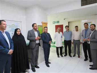 دیدار معاونین و رؤسای فرامانداری مراغه به مناسبت روز پزشک و هفته دولت از مرکز آموزشی ، درمانی امیرالمومنین (ع)مراغه