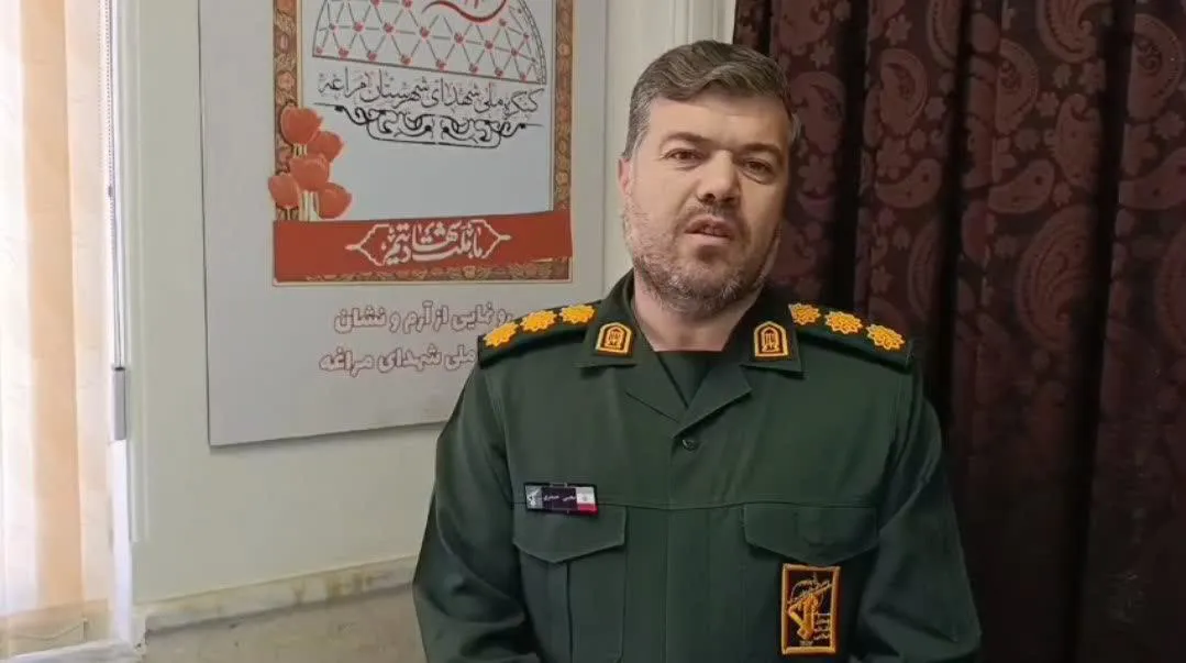 دعوت فرمانده سپاه ناحیه مراغه از  هنرمندان برای شرکت در دومین جشنواره بین‌المللی ایران جوان