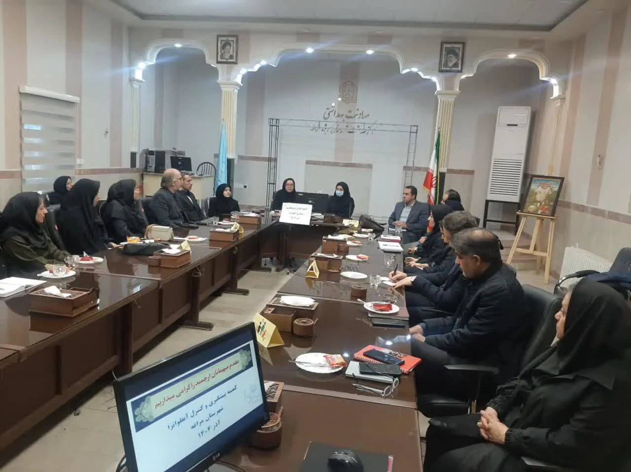 برگزاری  کمیته هماهنگی و کنترل آنفلوانزا در معاونت بهداشتی