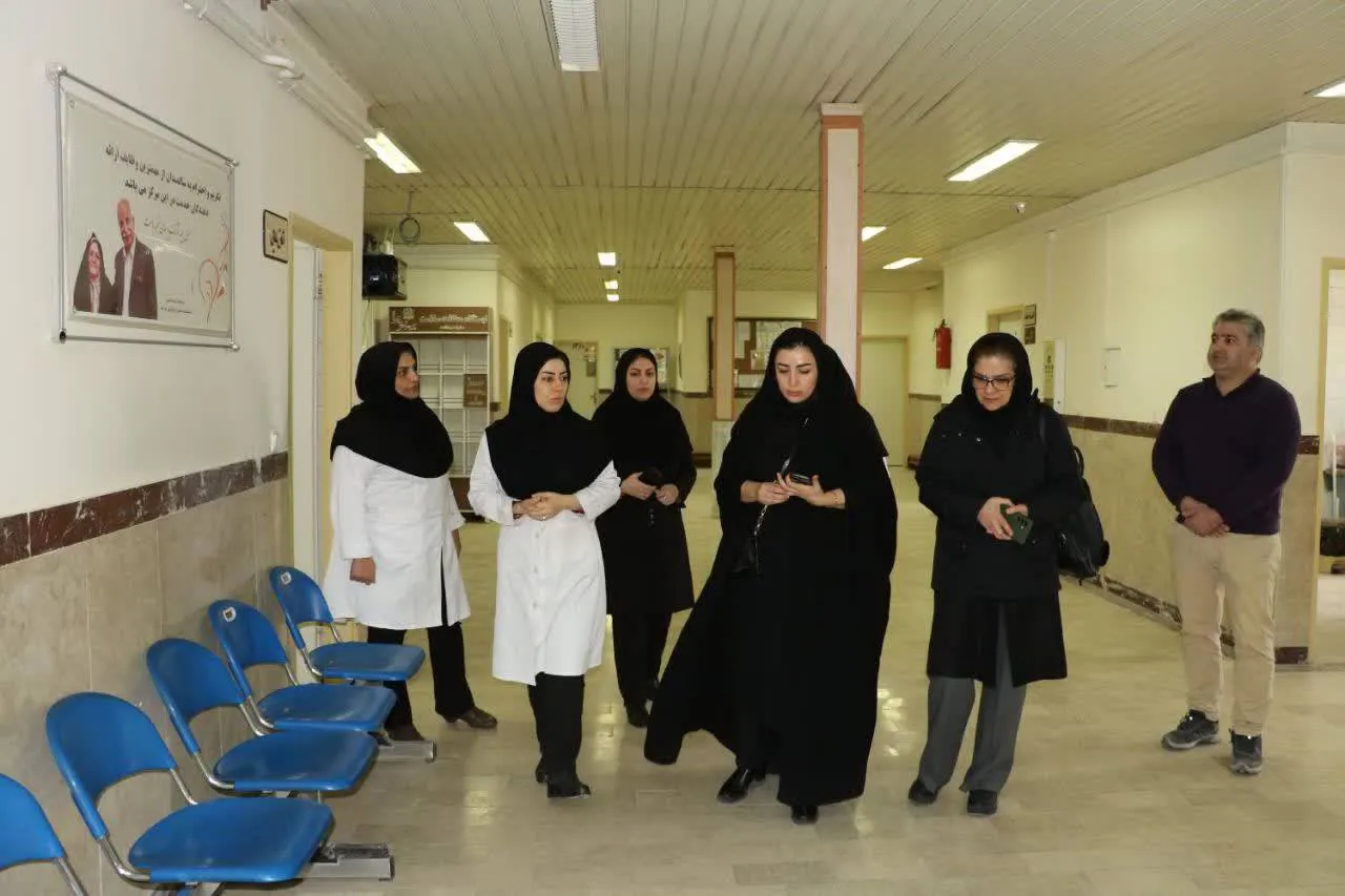 بازدید معاون بهداشتی دانشکده علوم پزشکی مراغه از مراکز بهداشتی مراغه