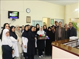 حضور سرپرست دانشکده در بیمارستانهای امیرالمومنین(ع) و شهید بهشتی مراغه برای تبریک روز پرستار
