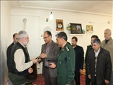 سرپرست دانشکده علوم پزشکی با خانواده شهید مدافع حرم علی کنعانی دیدار کرد